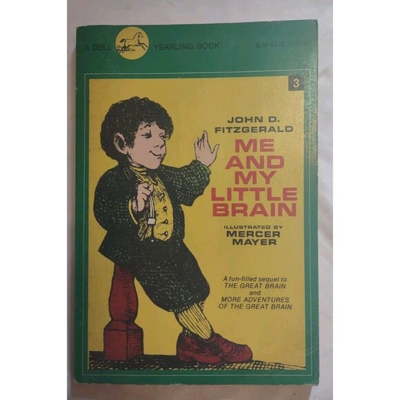 Me and My Little Brain John D. Fitzgerald 5th Printing Dell Yearling - T505 - Picture 1 of 4
